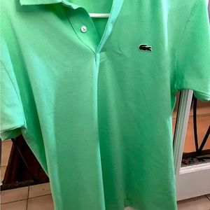 Lacoste polo for men Size S Green